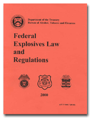 Cover - Federal Explosives Law and Regulations 2000